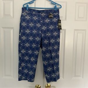 NWT Counterparts Blue Paisley size 10